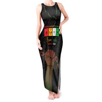 Juneteenth 1865 Tank Maxi Dress Unapologetically Black