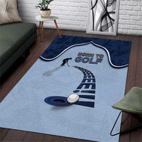 Golf Area Rug Sporty Style Navy - Wonder Print Shop