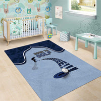 Golf Area Rug Sporty Style Navy - Wonder Print Shop