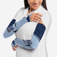 Golf Arm Sleeves Sporty Style Navy - Wonder Print Shop