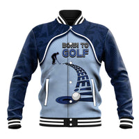 Golf Baseball Jacket Sporty Style Navy - Wonder Print Shop
