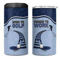 Golf 4 in 1 Can Cooler Tumbler Sporty Style Navy - Wonder Print Shop