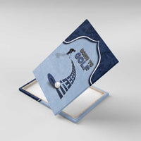 Golf Canvas Wall Art Sporty Style Navy - Wonder Print Shop