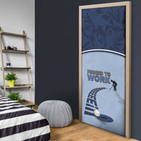 Golf Door Cover Sporty Style Navy - Wonder Print Shop