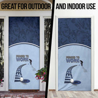 Golf Door Cover Sporty Style Navy - Wonder Print Shop