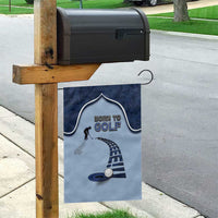 Golf Garden Flag Sporty Style Navy - Wonder Print Shop