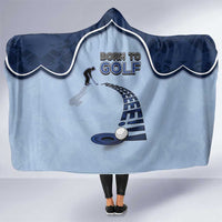 Golf Hooded Blanket Sporty Style Navy - Wonder Print Shop