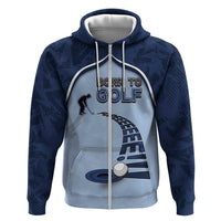 Golf Hoodie Sporty Style Navy - Wonder Print Shop