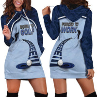 Golf Hoodie Dress Sporty Style Navy - Wonder Print Shop