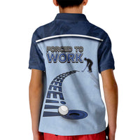 Golf Kid Polo Shirt Sporty Style Navy - Wonder Print Shop
