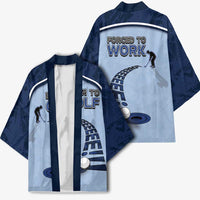 Golf Kimono Sporty Style Navy - Wonder Print Shop