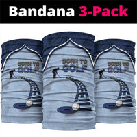 Golf Neck Gaiter Sporty Style Navy - Wonder Print Shop