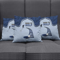 Golf Pillow Cover Sporty Style Navy - Wonder Print Shop