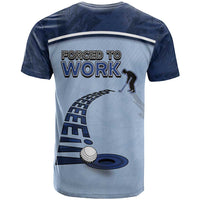 Golf T Shirt Sporty Style Navy - Wonder Print Shop