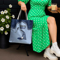 Golf Tote Bag Sporty Style Navy - Wonder Print Shop