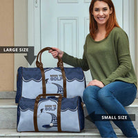 Golf Travel Bag Sporty Style Navy - Wonder Print Shop