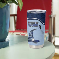Golf Tumbler Cup Sporty Style Navy - Wonder Print Shop