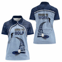 Golf Women Polo Shirt Sporty Style Navy - Wonder Print Shop