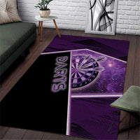 Darts Area Rug Galaxy Style Purple - Wonder Print Shop