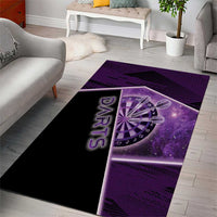 Darts Area Rug Galaxy Style Purple - Wonder Print Shop
