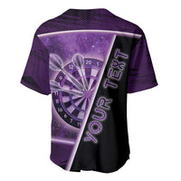 Personalized Darts Baseball Jersey Galaxy Style Purple - Wonder Print Shop
