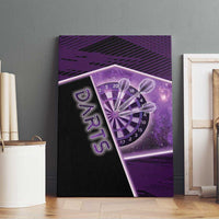Darts Canvas Wall Art Galaxy Style Purple - Wonder Print Shop