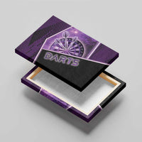Darts Canvas Wall Art Galaxy Style Purple - Wonder Print Shop