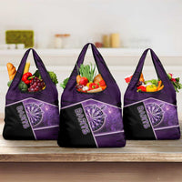 Darts Grocery Bag Galaxy Style Purple - Wonder Print Shop