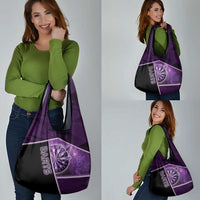 Darts Grocery Bag Galaxy Style Purple - Wonder Print Shop