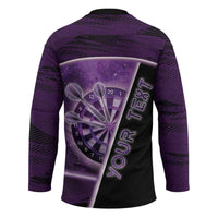 Personalized Darts Hockey Jersey Galaxy Style Purple - Wonder Print Shop