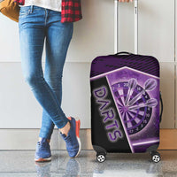Darts Luggage Cover Galaxy Style Purple - Wonder Print Shop