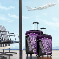 Darts Luggage Cover Galaxy Style Purple - Wonder Print Shop