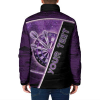 Personalized Darts Padded Jacket Galaxy Style Purple - Wonder Print Shop