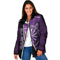 Personalized Darts Padded Jacket Galaxy Style Purple - Wonder Print Shop