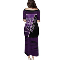 Personalized Darts Puletasi Galaxy Style Purple - Wonder Print Shop