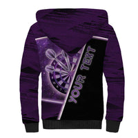 Personalized Darts Sherpa Hoodie Galaxy Style Purple - Wonder Print Shop