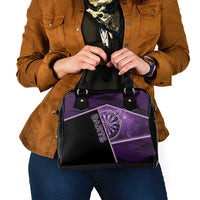 Darts Shoulder Handbag Galaxy Style Purple - Wonder Print Shop