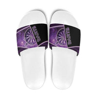 Darts Slide Sandals Galaxy Style Purple - Wonder Print Shop