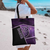 Darts Tote Bag Galaxy Style Purple - Wonder Print Shop