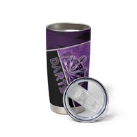 Personalized Darts Tumbler Cup Galaxy Style Purple - Wonder Print Shop