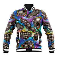 Hippie Baseball Jacket Psychedelic Third Eye Art - Wonder Print Shop