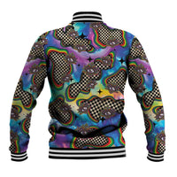 Hippie Baseball Jacket Psychedelic Third Eye Art - Wonder Print Shop