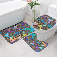 Hippie Bathroom Set Psychedelic Third Eye Art - Wonder Print Shop