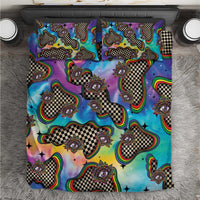 Hippie Bedding Set Psychedelic Third Eye Art - Wonder Print Shop