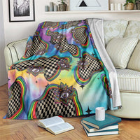Hippie Blanket Psychedelic Third Eye Art - Wonder Print Shop
