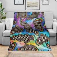 Hippie Blanket Psychedelic Third Eye Art - Wonder Print Shop