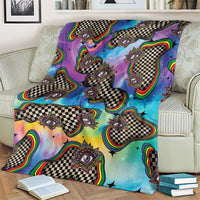 Hippie Blanket Psychedelic Third Eye Art - Wonder Print Shop