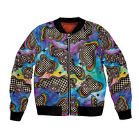 Hippie Bomber Jacket Psychedelic Third Eye Art - Wonder Print Shop