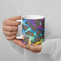 Hippie Ceramic Mug Psychedelic Third Eye Art - Wonder Print Shop