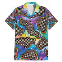 Hippie Family Matching Mermaid Dress and Hawaiian Shirt Psychedelic Third Eye Art - Wonder Print Shop